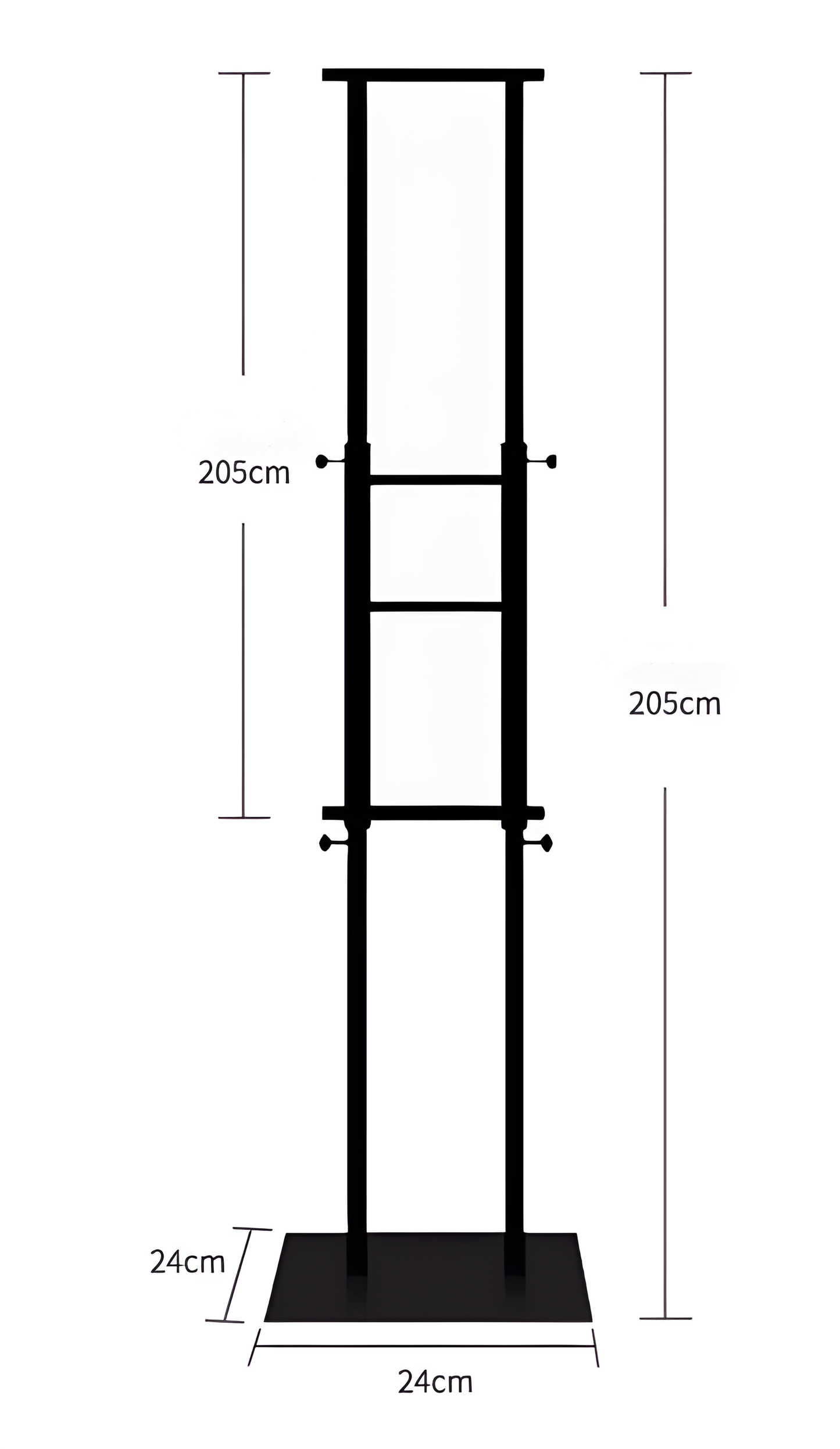 H-stand (only stand,black)